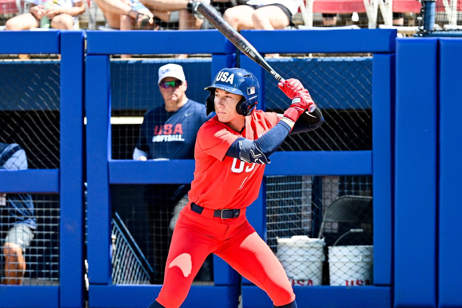 Skylar Wallace at the USA All-Star Softball Showcase